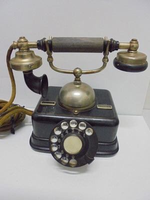 KTAS vintage Danish rotary telephone, Copenhagen design