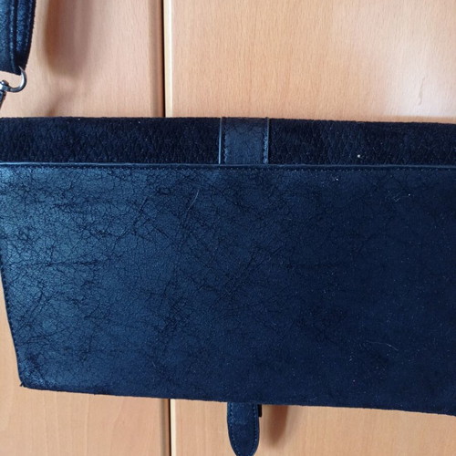 Women's black envelope shoulder bag new for evening and formal occasions