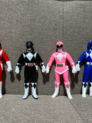 Power Rangers Zyurangers set of 4 Bandai 1992 used figures