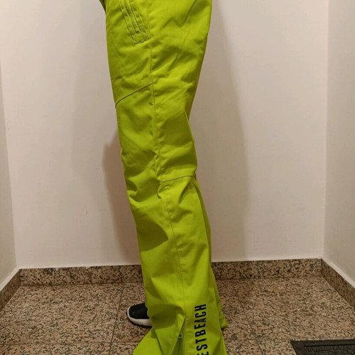 Westbeach women's ski pants used, size M, lime color