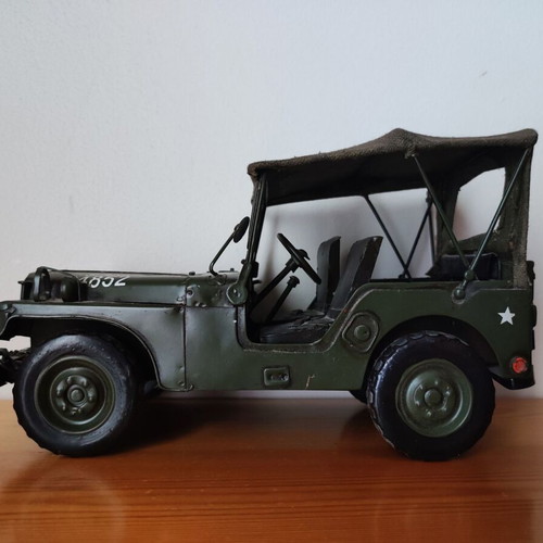Willys MB Overland Jeep 1941 US Army military metal model