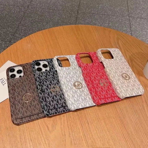 Michael Kors Eco Leather Case for iPhone 11 to 17 New