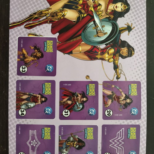 Koukouroukou DC Sticker Album with 54 Stickers New