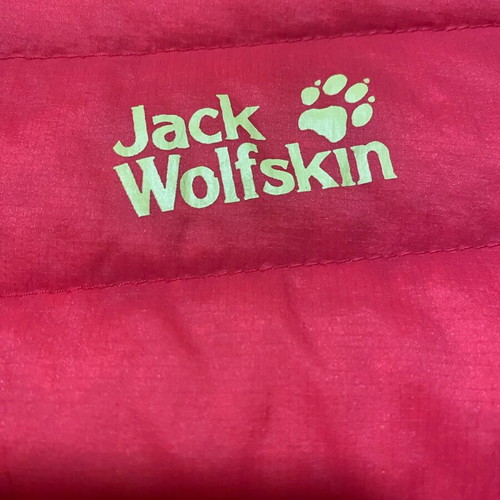 Jack Wolfskin women's down jacket used, size L, red