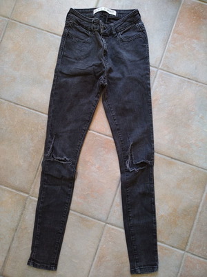 Denim Co skinny black jeans used, size XS 34