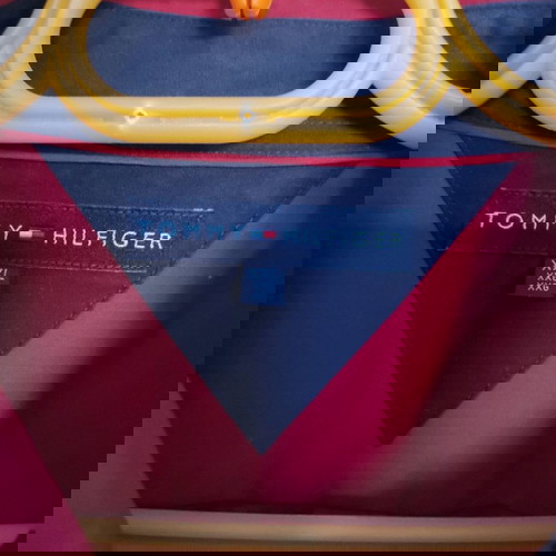 Ανδρικό πουκάμισο Tommy Hilfiger κόκκινο