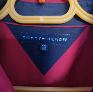 Ανδρικό πουκάμισο Tommy Hilfiger κόκκινο