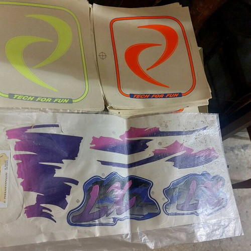 Motorcycle stickers and various pack like new