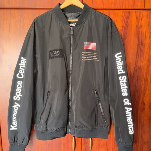 Pull&Bear NASA jacket like new, black, size XL