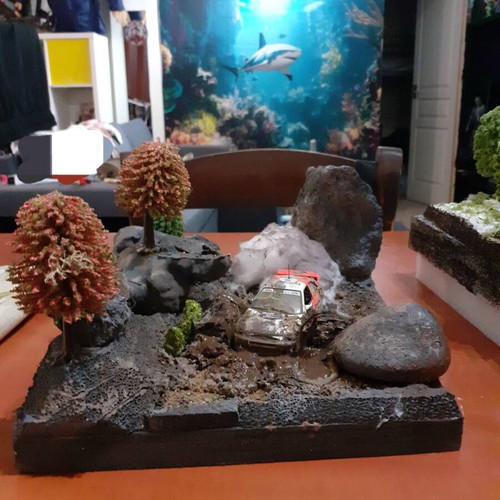 Car Diorama handmade, new