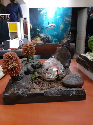 Car Diorama handmade, new