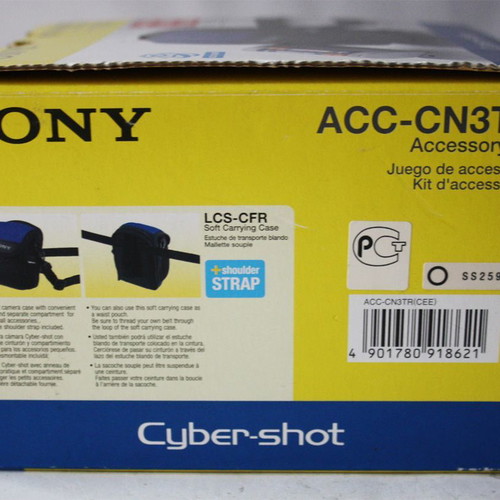 Sony Accessory Kit ACC-CN3TR Cyber-shot για DSC W7 W5 S90 S80 S60 S40 καινούργιο