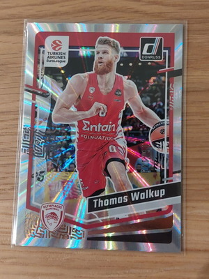 Thomas Walkup Panini Donruss Euroleague 2023-2024 holo laser card like new