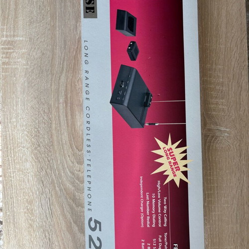 Long range cordless telephone new in box