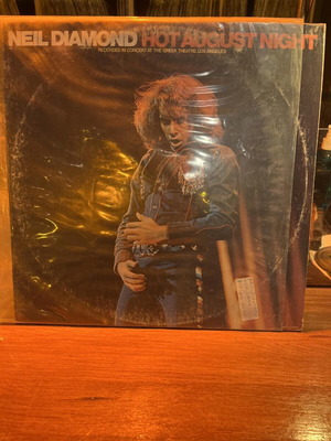 Neil Diamond Hot August Night double live LP used