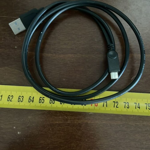 USB cable male to micro USB male 1 m like new