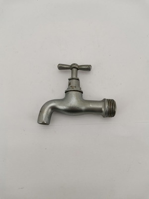Brass nickel faucet used 1/2 inch vintage 1960
