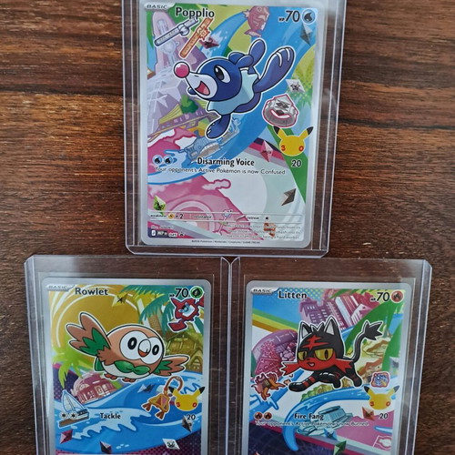 Pokémon TCG First Partner Illustration Collection Series 1 Gen 7 cards new