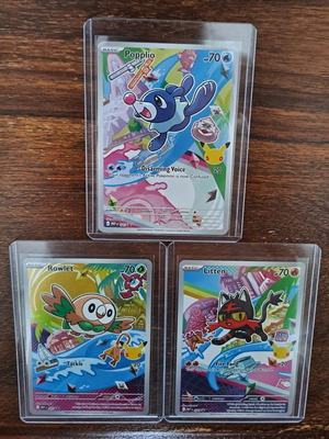 Pokémon TCG First Partner Illustration Collection Series 1 Gen 7 cards new