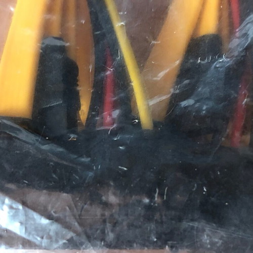 SFF-8482 to 7 pin SATA and 4-pin Molex cables new, set of 2