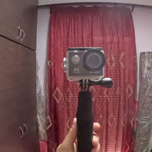 Eken 4K action camera with accessories