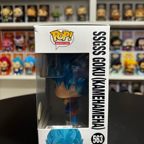 Funko Pop SSGSS Goku Kamehameha Dragon Ball Super used, box damage