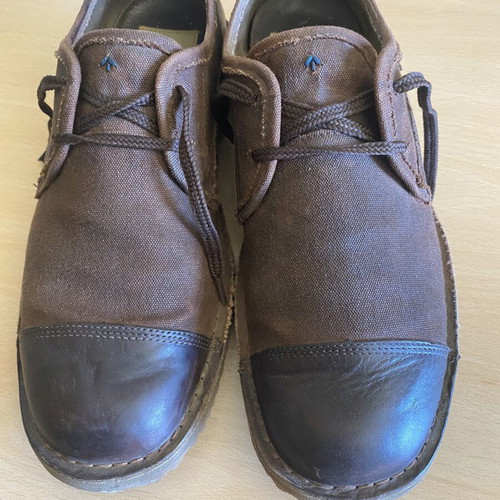 Timberland men's summer shoes like new, size 42-43, leather and fabric