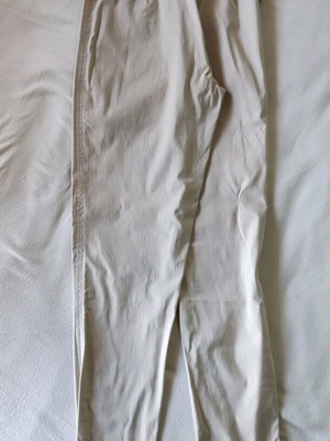 Stretch pants like new, beige, size L