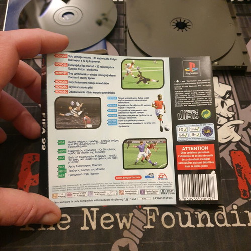 Fifa 99 PlayStation used with manual and back cover