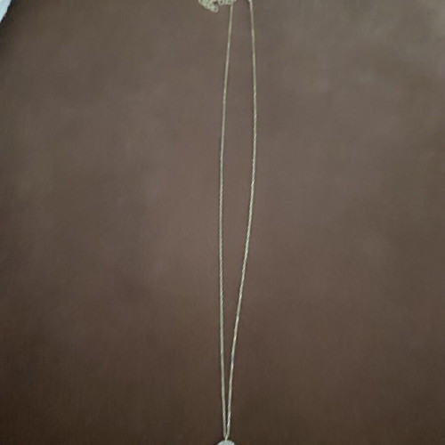 Gold-plated necklace with pearl new, stainless steel