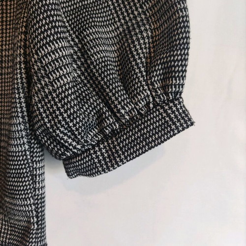 Pinkwoman blouse with puffed sleeves, like new, gray, size S