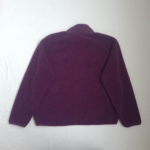 Victoria's Secret Pink women's sherpa fleece jacket new, size L, purple