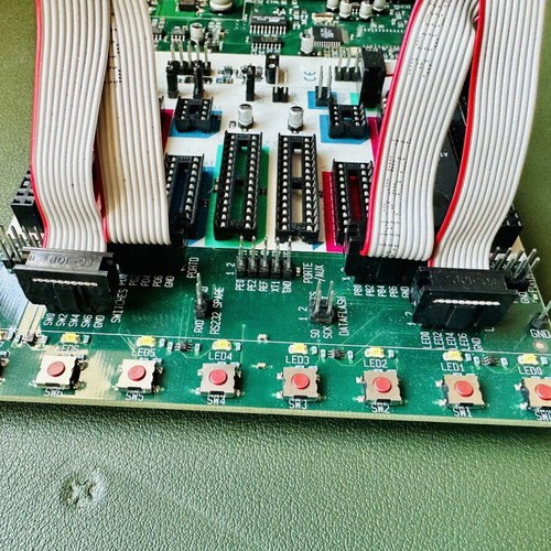 Atmel AVR STK500 development board used