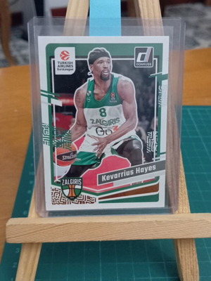Κάρτα Kevarrius Hayes 122 2023-24 Panini Donruss EuroLeague Basketball σαν καινούργιο