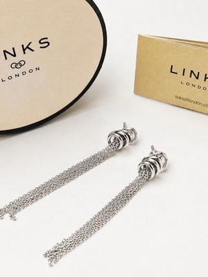 Links of London Silver Tassel Earrings new, 925 sterling silver