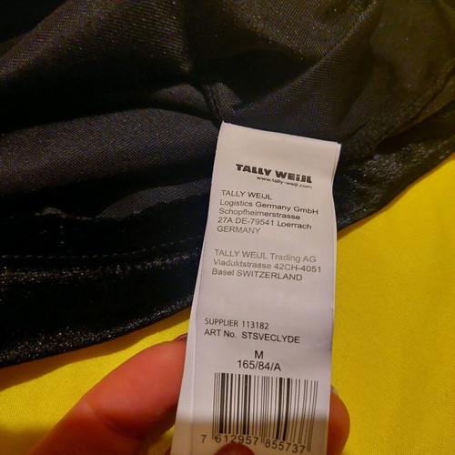 Velvet black blouse Tally Weill like new, size M