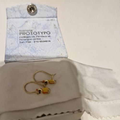 Gold earrings new, gold tone