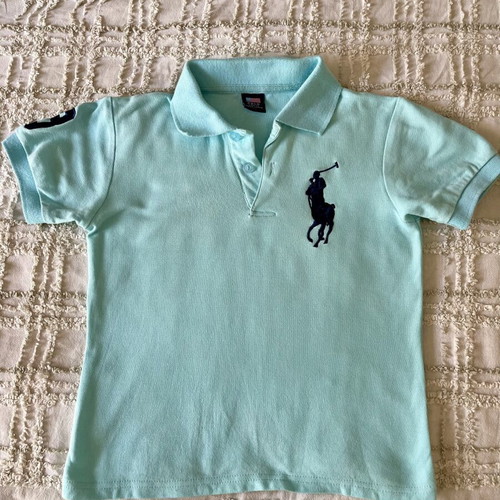 Ralph Lauren boys' set size 3-4 like new, turquoise