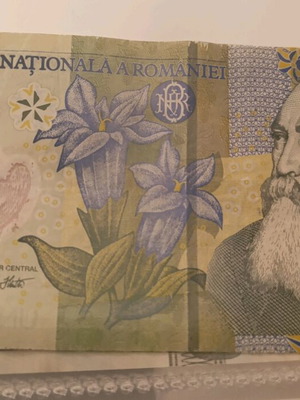 Paper money 1 Romanian leu used