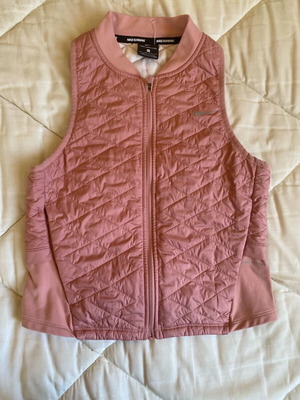 Nike Aerolayer Quilted Vest Slim Fit Pink XS Like New