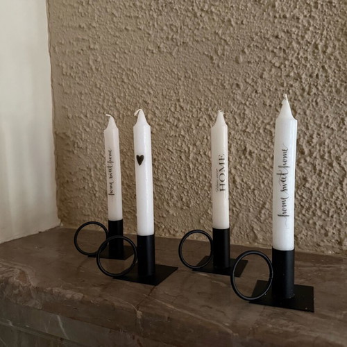 Home Sweet Home candlesticks new set of 4