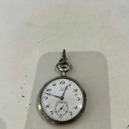 Omega vintage pocket watch early 20th century used, not working