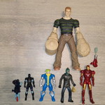 Φιγούρες Marvel μεταχειρισμένες, πακέτο 5 με Iron Man Mark III και VI