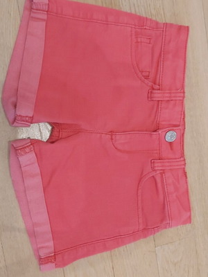 Benetton shorts for girl 4-5 years like new, pink, size 110 cm
