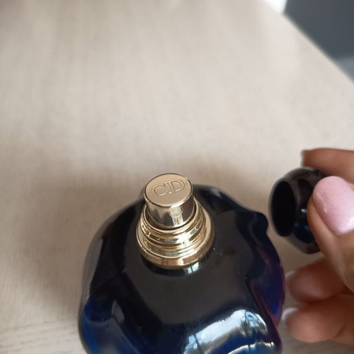 Cristian Dior Midnight Poison empty perfume bottle