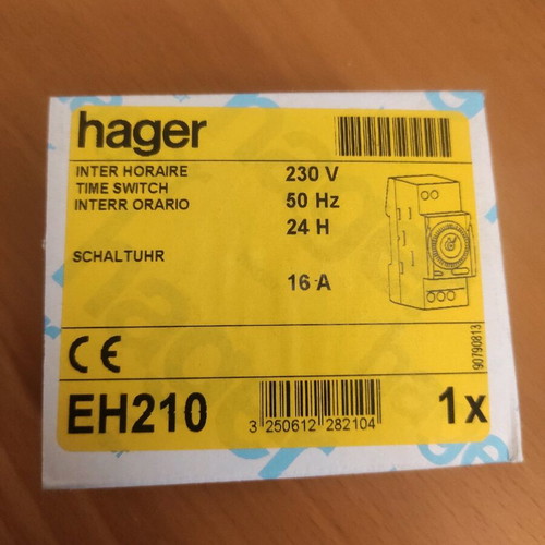 Hager Analog Timer Rail Daily 16A 230V