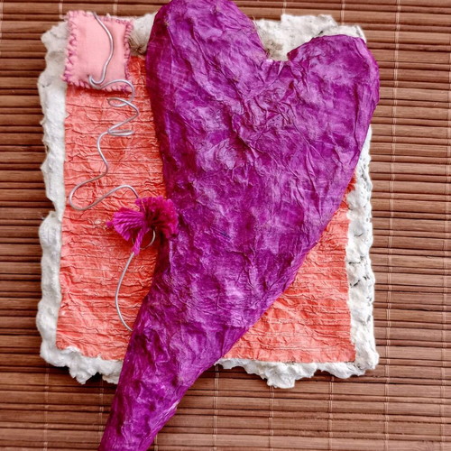 Handmade embossed wall art new, papier maché