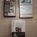 Collectible VHS tapes used, set of 3, subtitled