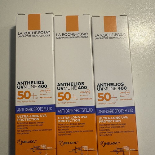 La Roche Posay Anthelios UVMune 400 Anti-Dark Spots Fluid SPF 50+ new, 3x15ml