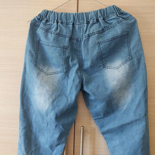 Light blue jeans slim salvari style Size M/L like new